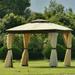 KCIVSOU Gazebo Canopy Soft Top Outdoor Patio Gazebo Tent Garden Canopy for Your Yard Patio Garden Outdoor or Party
