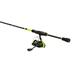 13 Fishing 1136841 7 ft. 1 in. M Spinning Combo 3000 Reel Fast Black & Green