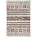 Casavani Flat Weave Kilim Geometric yoga Mat Brown Kitchen Area Rug 6x8 Feet