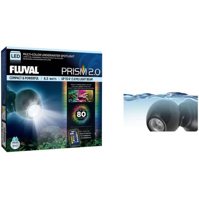 FLUVAL LED Aquariumleuchte "FL 6.5W RGB Spot Light" Lampen Gr. Höhe: 5,4 cm, Spotlight LED, schwarz Aquarium-Beleuchtung