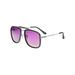 Breed Flyer Polarized Sunglasses - Men's Black Frame Purple Lens Black/Purple One Size BSG068C5