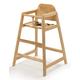 Hight Quality, Stackable Baby High Chair, Restaurant Commercial Highchair, Durable Dining Feeding Chair with Steps, High Chairs for Babies and Toddlers, Restaurant Wood High Chair, Seria 01