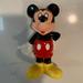 Disney Accents | Mickey Mouse Glazed Ceramic Figurine | Color: Black/Red | Size: Os