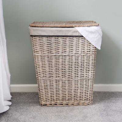 Arianna Rectangular Willow Laundry Basket