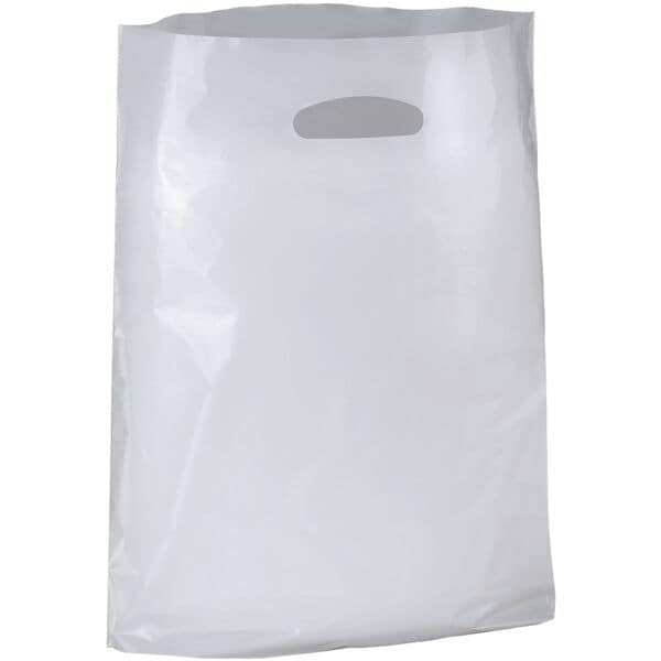 VP 500er-Pack Tragetaschen weiß 38 x 45 cm weiß, 38x45 cm Image