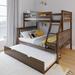 Max and Lily Twin over Full Bunk Bed with Trundle Bed