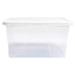 Homz 12 Qt Snaplock Clear Plastic Storage Container Bin with Secure Lid, 4 Pack - 1.31