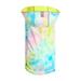 GF Pet GJ023S1-TD-XS Reversible Raincoat Neon Yellow with Tie Dye - Extra Small