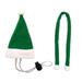 Big Holiday Savings! Christmas Hat With Elastic Lock Red Green Small Hat Scarf Red White Red Green Bib Great Gifts for Less on Clearance