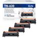 TN-630 TN630 HL-L2300D Toner Cartridge: 4 Pack Black High Yield Compatible Replacement for Brother TN660 TN-660 Toner HL-L2360DW MFC-L2680W MFC-L2685DW DCP-L2520DW Printer