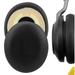 Geekria QuickFit Protein Leather Replacement Ear Pads for Jabra Evolve2 65 UC Evolve2 65 MS Evolve2 40 UC Evolve2 40 MS Elite 45h Headphones Ear Cushions Headset Earpads Ear Cups (Black)