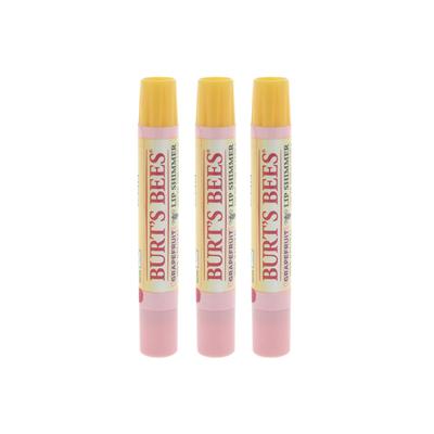 Plus Size Women's Burts Bees Lip Shimmer 3Pk by Burts Bees in Grapefruit