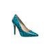 Women's Sierra Pump by French Connection in Green Snake (Size 7 M)