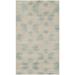 Blue 66 W in Area Rug - Safavieh Martha Stewart Ikat Marsh Hand Knotted Silk/Wool Aqua Area Rug Silk/Wool | Wayfair MSR5429A-6