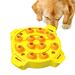 Modern Depo Pets Slow Feeder Plastic (affordable option) in Orange/Yellow | 2.48 H x 10.94 W x 10.94 D in | Wayfair MD06-DTFD01-YY