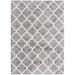 Gray/White 113 x 78 x 0.8 in Area Rug - Orren Ellis Rug Branch Aubrynn Collection Modern Abstract Area Rug (7X10 Feet) - 6'6" X 9'5", Grey | Wayfair