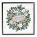The Holiday Aisle® Sea Life Holiday Peace Wreath by Elizabeth Tyndall - Graphic Art on Wood in Brown/Gray/Green | 24 H x 24 W x 1.5 D in | Wayfair