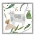 Stupell Industries Cottage Herbs Cat Arrangement Giclee Art By Melissa Wang Wood in Brown/Gray/Green | 17 H x 17 W x 1.5 D in | Wayfair