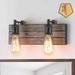 17 Stories Solid Wood Armed Sconce in Black | 5.5 H x 13.8 W x 5.1 D in | Wayfair 14D4F54C21824C458D6E7F96883F3886