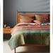 Anthropologie Bedding | Anthropologie Shoshanna Quilt - Queen Size - Multi-Colored | Color: Green/Orange | Size: Queen