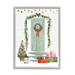 The Holiday Aisle® Christmas Presents Wreath Doorstep by Victoria Barnes - Graphic Art on Wood in Brown/Green/Red | 20 H x 16 W x 1.5 D in | Wayfair