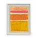 Stupell Industries Varied Orange Stripes Arrangement Giclee Art By Victoria Barnes Wood in Brown/Orange/Pink | 20 H x 16 W x 1.5 D in | Wayfair