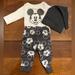 Disney Matching Sets | Disney - Jumping Beans Mickey Mouse Outfit | Color: Gray/White | Size: 3-6mb