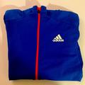 Adidas Jackets & Coats | Adidas Athletic Fleece | Color: Blue/Red | Size: L