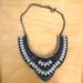 American Eagle Outfitters Jewelry | Accent Necklace | Color: Black/Silver | Size: Os