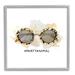 Stupell Industries Party Animal Glam Sunglasses Giclee Art By Alison Petrie Wood in Brown/Gray | 12 H x 12 W x 1.5 D in | Wayfair ar-392_gff_12x12