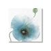 Stupell Industries Contemporary Flower Petal Shape Canvas Wall Art By Carol Robinson Canvas in Blue/White | 17 H x 17 W x 1.5 D in | Wayfair