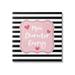 Stupell Industries Main Character Energy Patterned Canvas Wall Art By Elizabeth Tyndall Canvas in Black/Pink/White | 17 H x 17 W x 1.5 D in | Wayfair