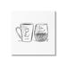 Stupell Industries Funny Coffee & Wine Phrase Canvas Wall Art By Alison Petrie Canvas in Brown/Gray | 24 H x 24 W x 1.5 D in | Wayfair