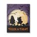 Stupell Industries Trick Or Treat Halloween Silhouettes Canvas Wall Art By Linda Birtel Canvas in Black/Indigo/Orange | Wayfair ar-636_cn_16x20