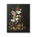 Stupell Industries Traditional Floral Goblet Still Life Canvas Wall Art By Stellar Design Studio Canvas in Black/Brown/White | Wayfair