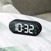 Orren Ellis Digital Electric Alarm Tabletop Clock Plastic/Acrylic in Black | 2.6 H x 6.3 W x 1.3 D in | Wayfair 8E5E50D1E59848EE87A7DDE1A2166DBE