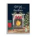 Stupell Industries Cozy Christmas Fireplace Mantle Framed Giclee Art By Katie Doucette Canvas in Blue/Gray/Green | 14 H x 11 W x 1.5 D in | Wayfair