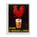 Stupell Industries Vintage Beer Brewery Ad Giclee Art By Marcus Jules Canvas in Black/Red | 20 H x 16 W x 1.5 D in | Wayfair ar-074_wfr_16x20