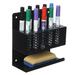 Latitude Run® 10 Slot Wall Mounted Marker Pen Holder Metal in Black | 6.75 H x 2.99 W x 7.12 D in | Wayfair 695D7F6E07044947B82357C0CF0F5CF1