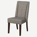 Red Barrel Studio® Side Chair in Gray Upholstered, Wood in Brown | 40.3 H x 25.3 W x 20.1 D in | Wayfair CD4C14E8F0AB4F9EBE5BEFF7EE2D5F1D