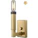 GN109 Wall-Sconces, Finish: Satin Brass/Oil Polished Bronze Metal in Brown | 7 H x 3 W x 4 D in | Wayfair 61178Z45DL3JE70U