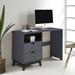 Corrigan Studio® Kathia Desk Wood in Gray/Black | 29.13 H x 43.3 W x 15.9 D in | Wayfair 08C19EEC6C254164A4E3DB92D133ED80