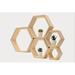 Latitude Run® 5 Piece Hexagon Cubby Shelf Wood in Brown | 12.2 H x 13.77 W x 3.14 D in | Wayfair 1978440A09234B5E98D9FDFDF3CD1139