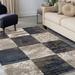 Black 96 x 60 x 0.31 in Area Rug - Orren Ellis Jasmine Patchwork Modern Eclectic Color Block Indoor Area Rug | 96 H x 60 W x 0.31 D in | Wayfair