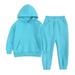 Dadaria Toddler Sweatshirt 12Months-13Years 2PCS Outfits Kids Sports Tracksuits Long Sleeve Pullover Hoodies Sweatshirt And Sweatpants Fall Winter Suit Mint Green 3-4 Years Toddler