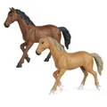 Statue de cheval en forme de ferme 19cm modèle réaliste de célèbre monde Simulation d'animaux