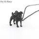 Fei Ye Paws Black PDPPresidency Colliers et PmotBoho Charm Dog Jewelry pour femmes et hommes Long