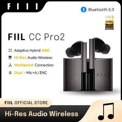 FICanon-Écouteurs sans fil CC Pro2 version globale suppression du bruit 32 heures de lecture