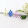 Flcopropriété en cristal en forme d'épée bouteille d'huile de parfum pendentif de nom de parfum