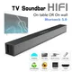 Barre de son TV haut-parleur HiFi Home cinéma compatible Bluetooth haut-parleur optique
